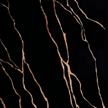 Lauren Black Gold sintered stone texture