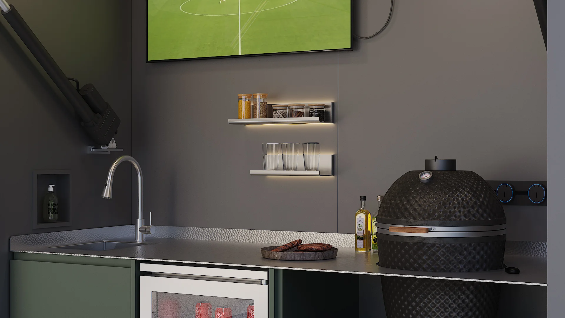 HG-M1 outdoor kitchen pod gallery image