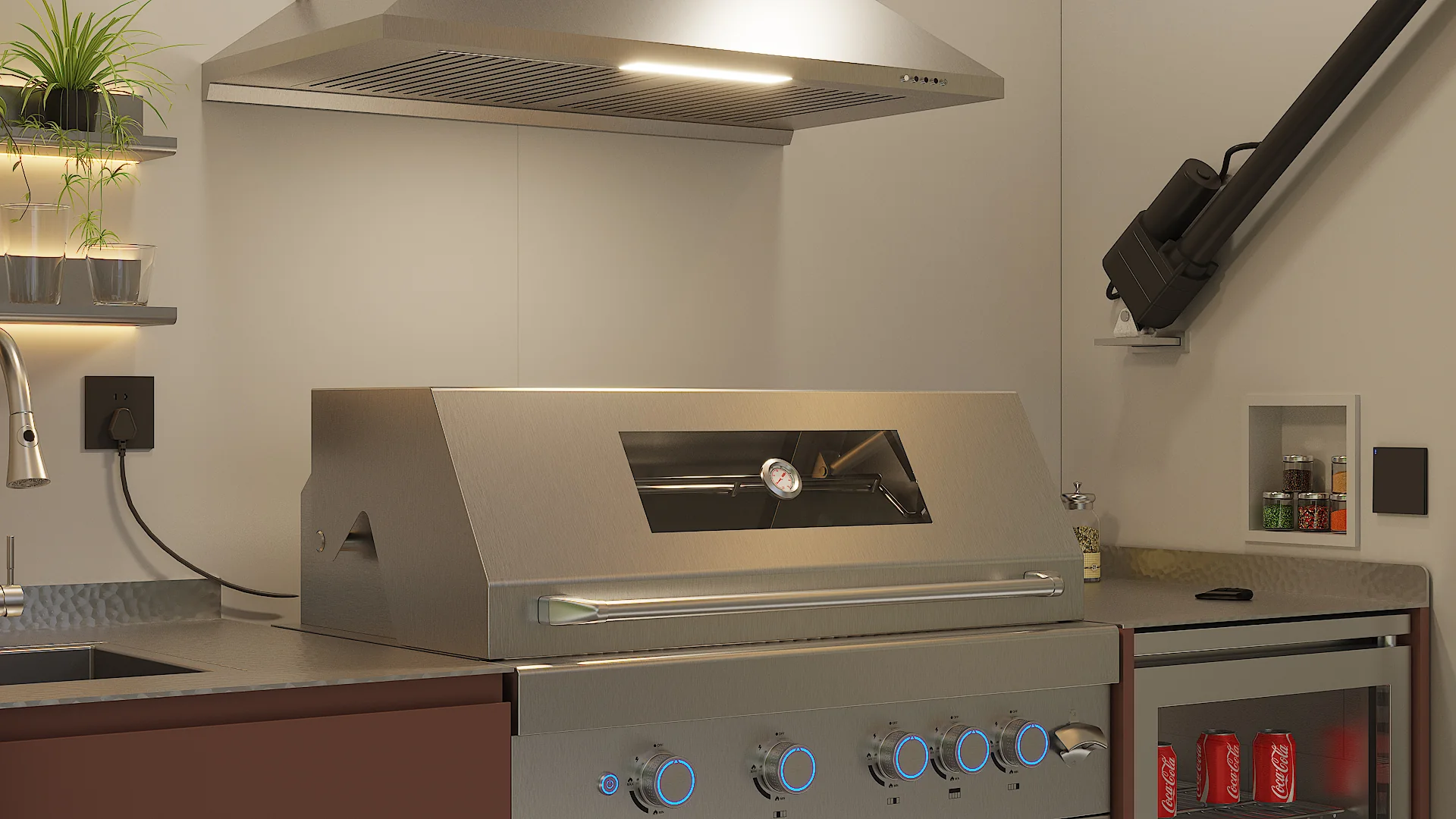 HG-M1 outdoor kitchen pod gallery image