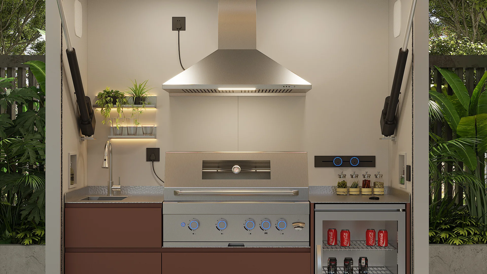 HG-M1 outdoor kitchen pod gallery image