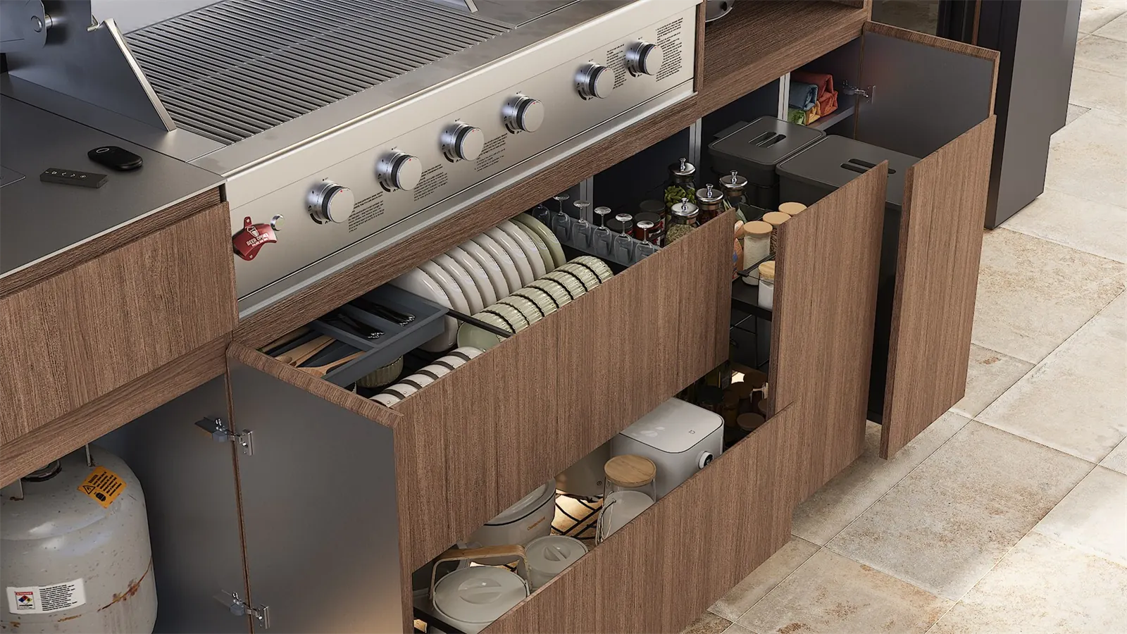 HG-P1 outdoor kitchen pod gallery image