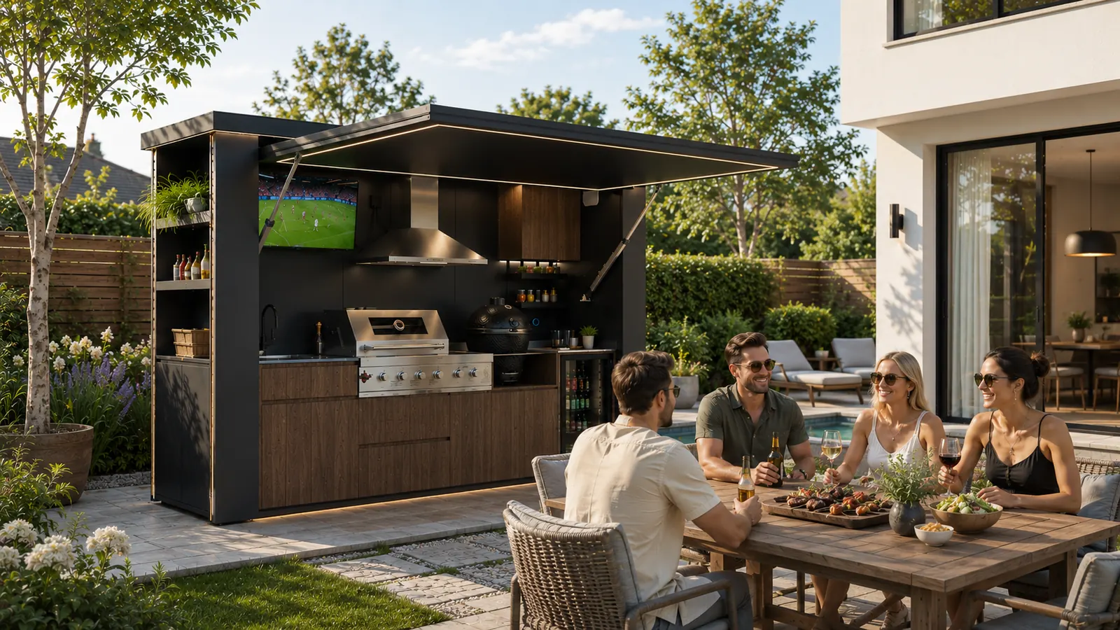 HG-P1 outdoor kitchen pod gallery image