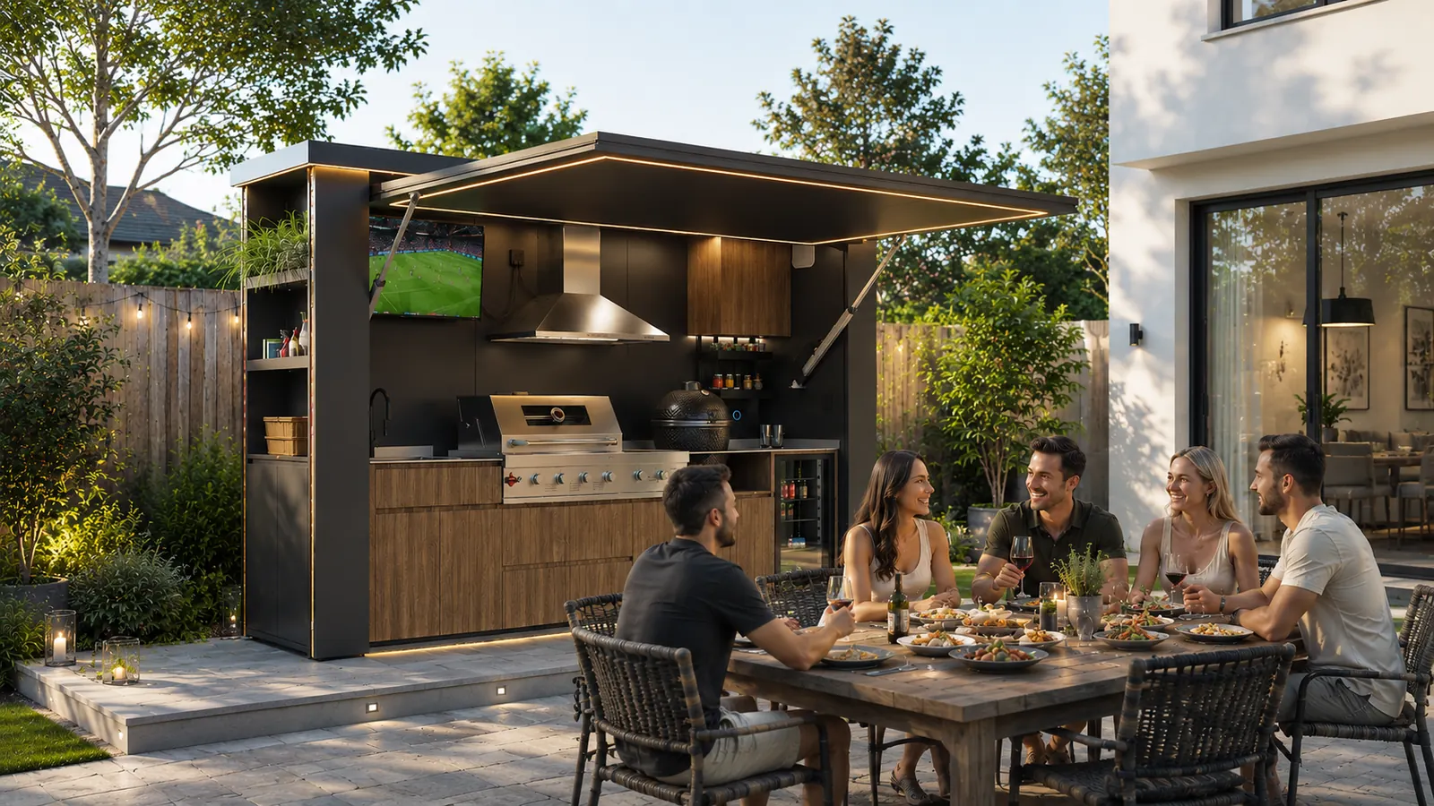 HG-P1 outdoor kitchen pod gallery image