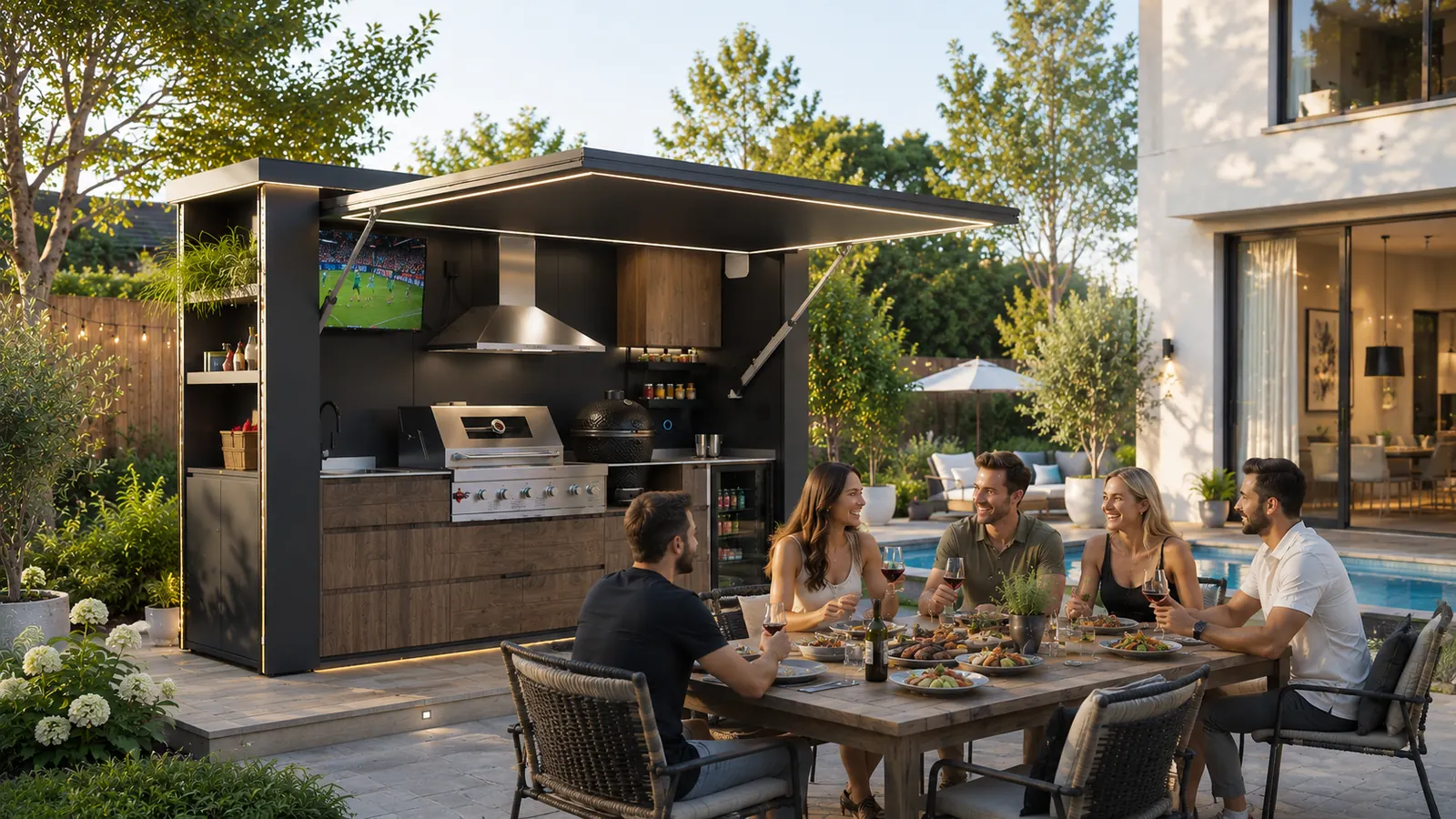 HG-P1 outdoor kitchen pod gallery image