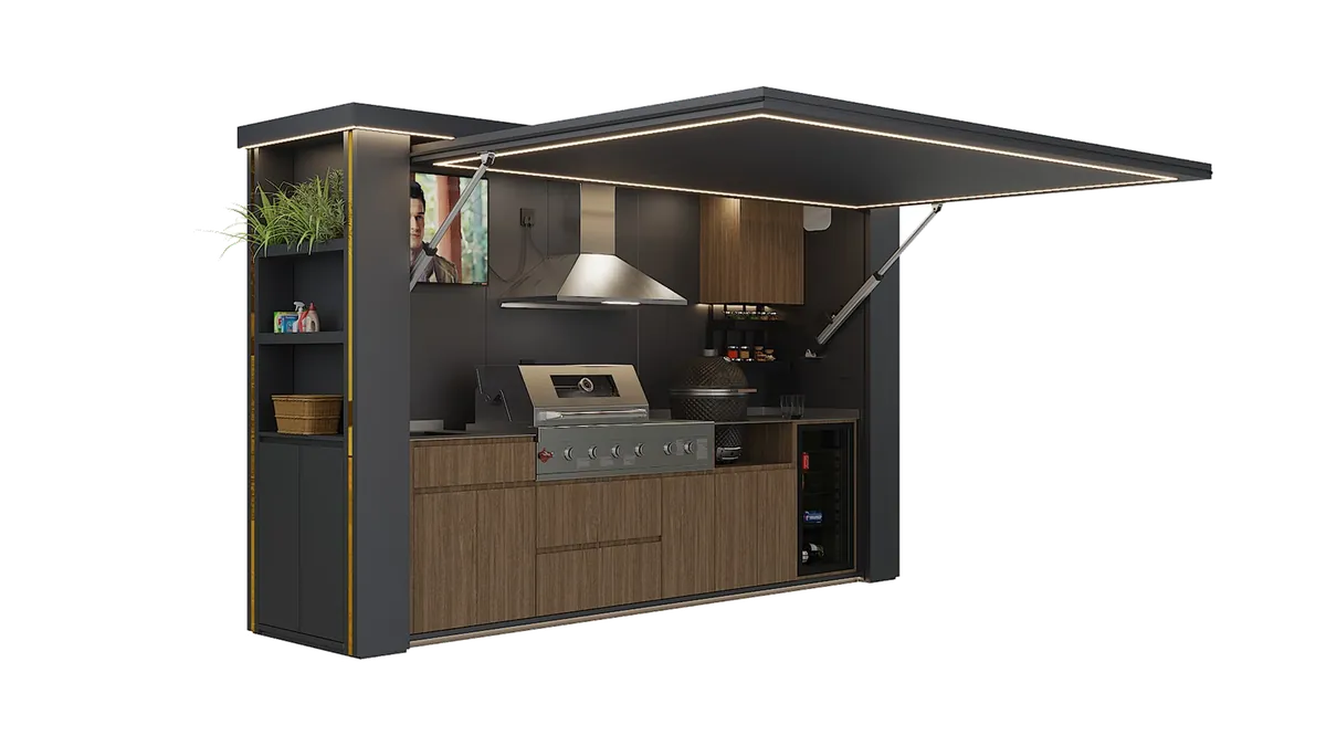 HG-P1 outdoor kitchen pod gallery image
