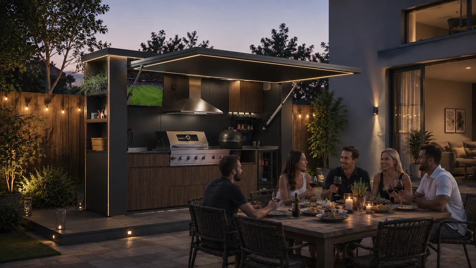 HG-S1 outdoor kitchen pod gallery image