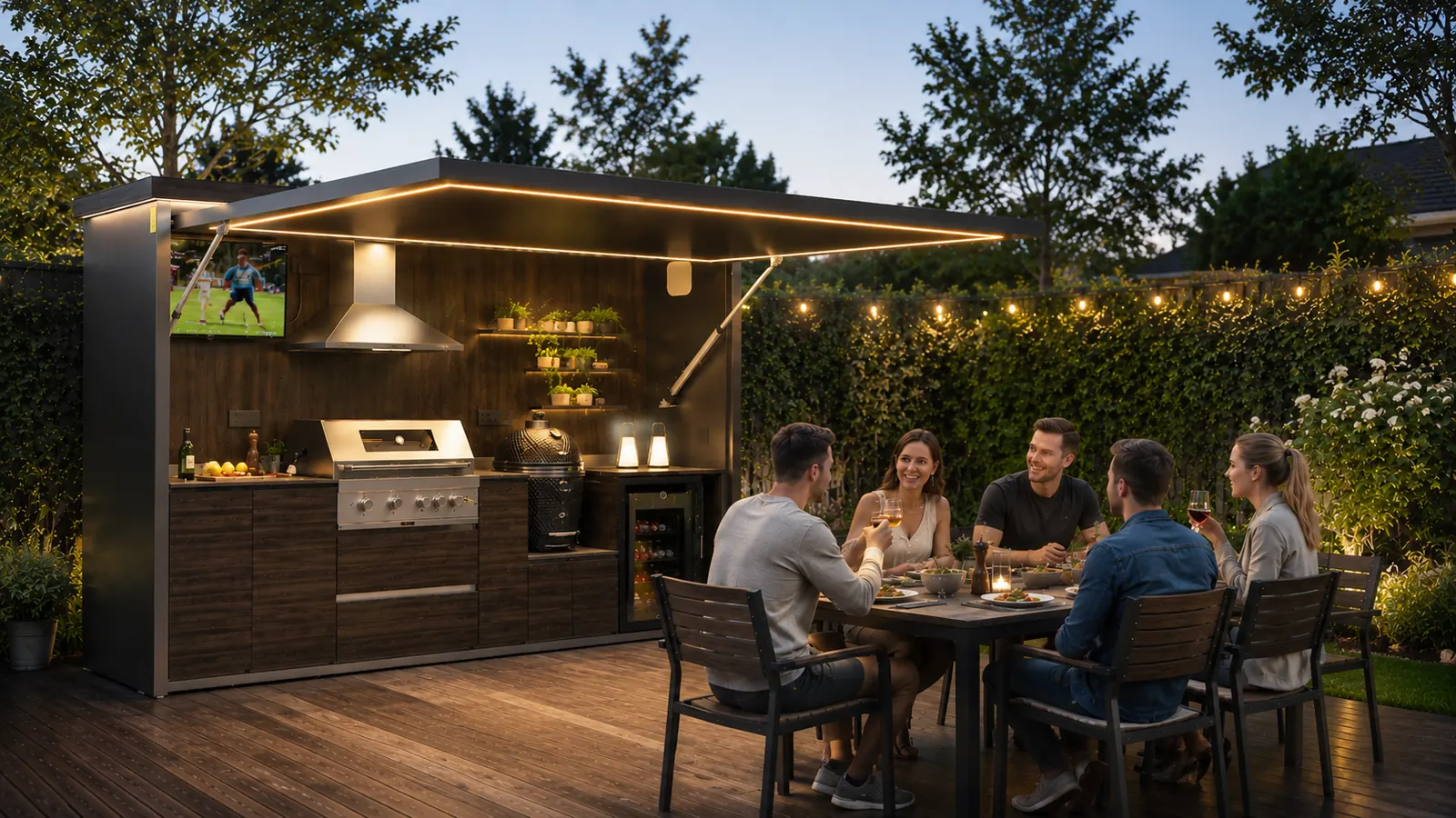 HG-S1 outdoor kitchen pod gallery image