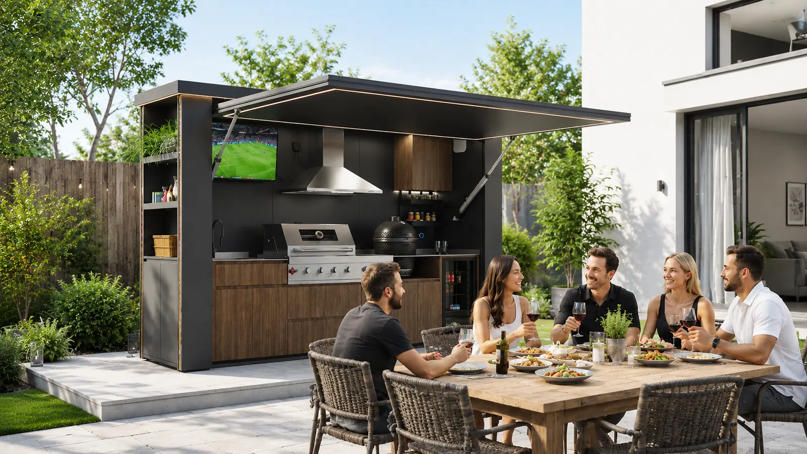 HG-S1 outdoor kitchen pod gallery image